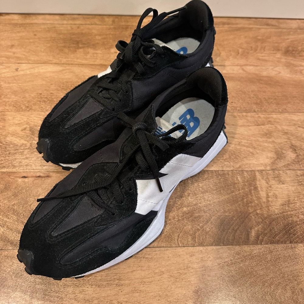 New Balance Black and White Athletic Shoes
